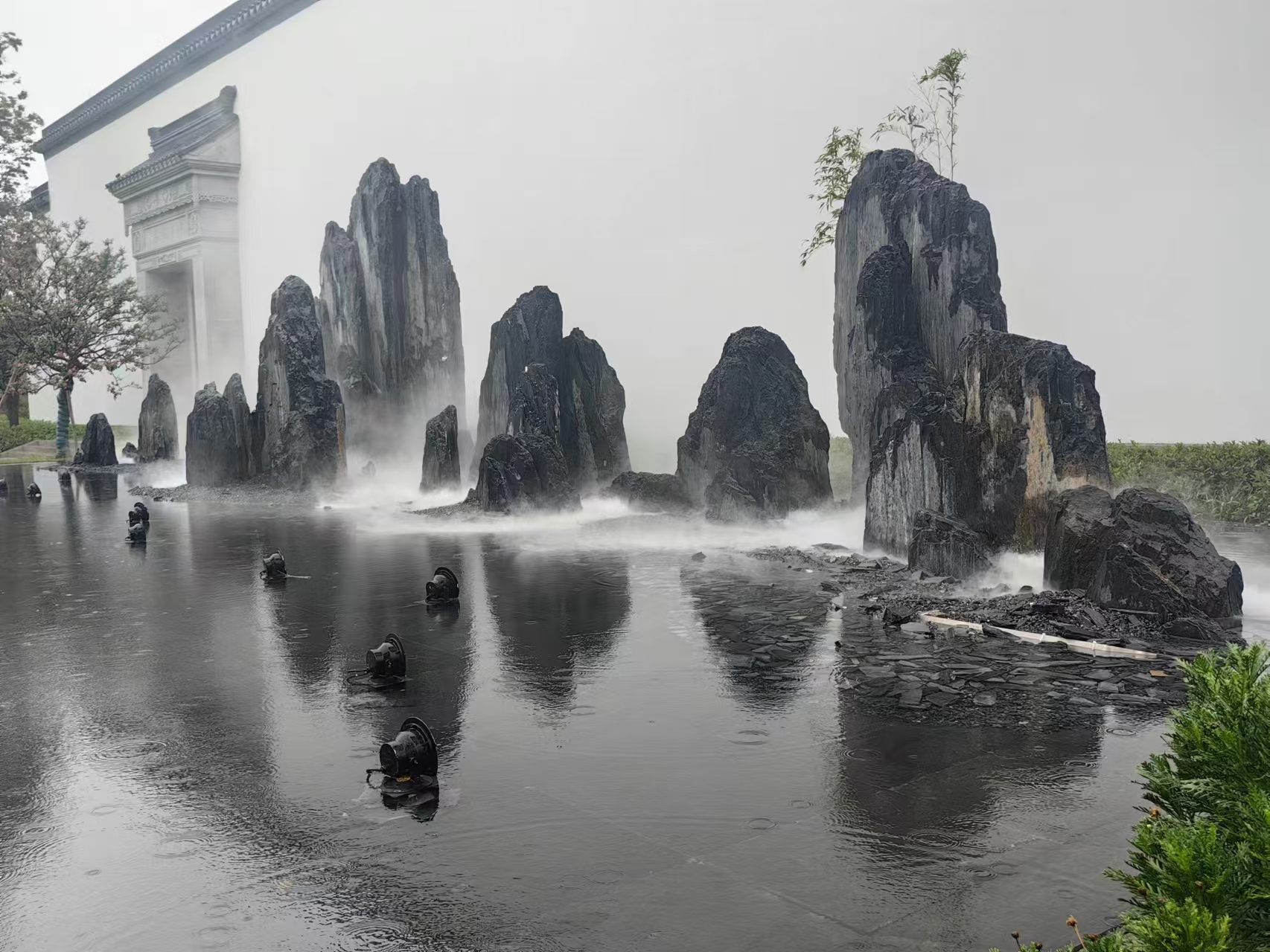 东第园雾效景观