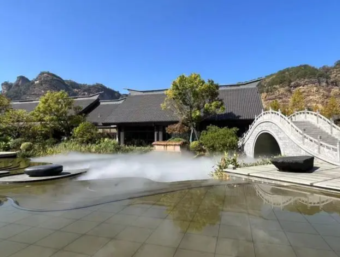 度假村雾效景观