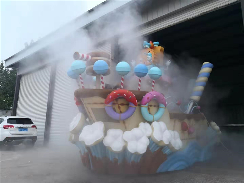 花车彩车雾效景观